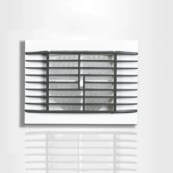 1 шт. вентиляционные отверстия на внешней стене для улучшения качества воздуха в помещении вентиляционная решетка воздуховода Вентиляционная решетка для защиты от насекомых Материал ABS серый