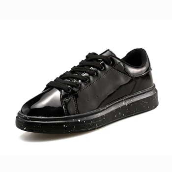 2023 Повседневная черная обувь для мужчин, Качественная теннисная обувь из искусственной кожи, Уличные Мягкие Мужские кроссовки для ходьбы Zapatillas Hombre