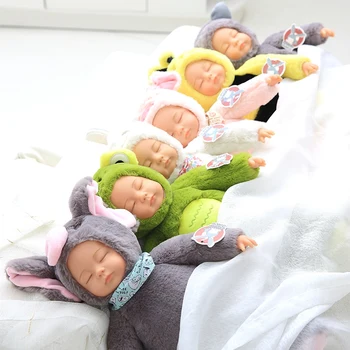 25/37 см Кукла-младенец, плюшевые игрушки, возрожденный плюшевый кролик, Медведь, спящий ребенок, плюшевые куклы для девочек, подарок на Рождество для детей
