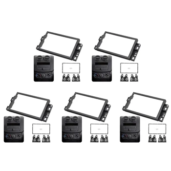 5X 2Din автомагнитола, рамка для CD DVD Аудио панели приборной панели для Chevrolet Captiva/Lova/Gentra/AVEO