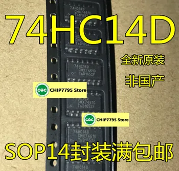 74HC14 74HC14D SOP-14 Узкий корпус 3,9 мм VI. Инвертор импортирован в оригинальной упаковке, но сделан не в Китае