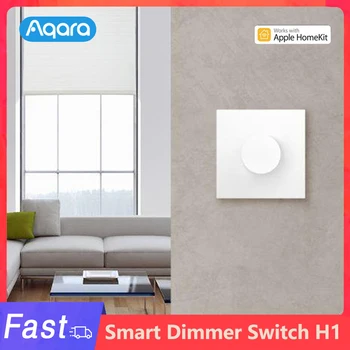 Aqara Dimmer Switch H1 Беспроводной Поворотный Переключатель Zigbee 3.0 Пульт Дистанционного Управления Для Умного домашнего Освещения С приложением Homekit Aqara Home