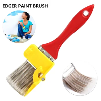 Edger Paint Brush Профессиональная Малярная кисть Портативный инструмент для рисования стен Разделитель цвета Чистый срез Малярный станок для дома Деталь Три
