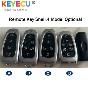 KEYECU для Hyundai Sonata 2019 2020 2021 Smart Remote Car Key Shell Чехол С 4 5 6 7 Кнопками Fob TQ8-FOB-4F27, FOB-4F28
