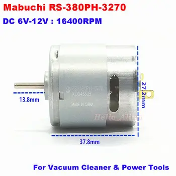 MABUCHI RS-380PH-3270 DC 6V-12V 16400 об./мин. Высокоскоростной Двигатель Для Дрели-пылесоса
