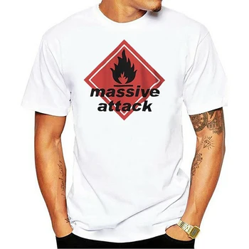 Massive Attack Белые футболки Мужские Женские Модальные дышащие футболки с графическим рисунком с коротким рукавом Harajuku Повседневная уличная одежда Топы