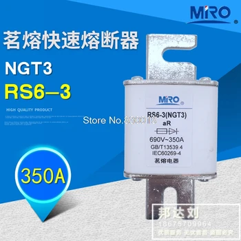 MRO RS6-3 350A 690 В/1000 В Быстродействующий предохранитель Mingrong RS6-3 NGT3 350A RS6-5 шт./ЛОТ