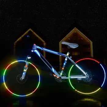 MTB Мотоцикл Дорожный Велосипед Декоративная Светоотражающая Наклейка Светящееся Оборудование Безопасности Аксессуары Для велосипедов Запасные Части