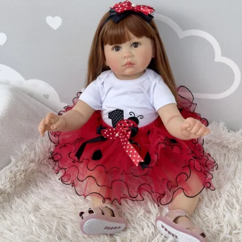 NPK 28-дюймовая кукла-реборн для маленьких девочек огромного размера Julieata, корпус из мягкой ткани, высококачественная кукла с ручной росписью