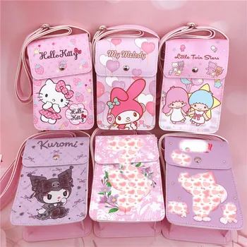 Sanrio hello kitty сумка через плечо messenger сумка для мобильного телефона мультфильм Куроми кошелек для монет