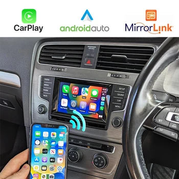 Автомобильный Мультимедийный Беспроводной Адаптер iPhone CarPlay Android Auto Module Upgrade Для VW Golf MK7 Passat B8 Polo Touran 2015 2016 2017