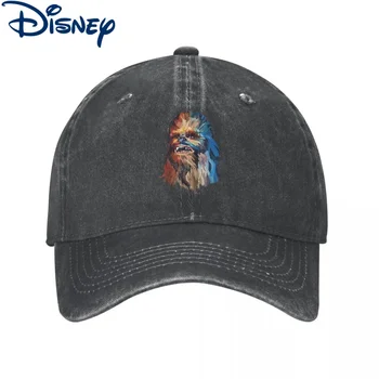 Бейсболки Disney Star с геометрическим рисунком Чубакки, хлопковые шляпы с потертостями, кепки, уличная Неструктурированная мягкая шляпа Snapback