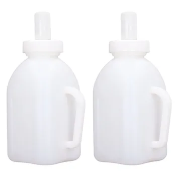 Бутылочка для кормления телят, толстая, прочная, легко моющаяся, поилка для молока для телят большой емкости, Пластиковая силиконовая для кормления телят на ферме