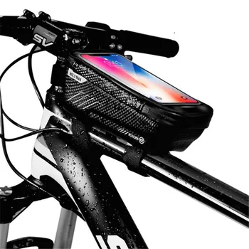 Велосипедная сумка с жестким корпусом, велосипедный водонепроницаемый чехол для телефона, противоударная седельная сумка для горного велосипеда