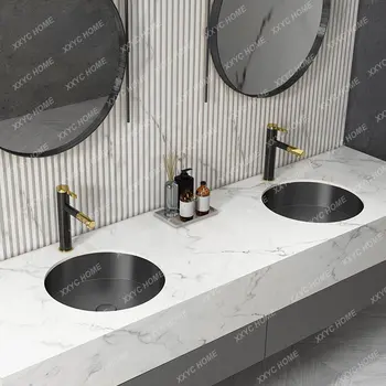 Встроенный межплатформенный умывальник для ванной комнаты небольшого размера