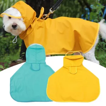 Дождевик для домашних собак, водонепроницаемая легкая прочная уличная непромокаемая одежда из меха Тедди Коки, одежда для домашних животных, дождевик для прогулок