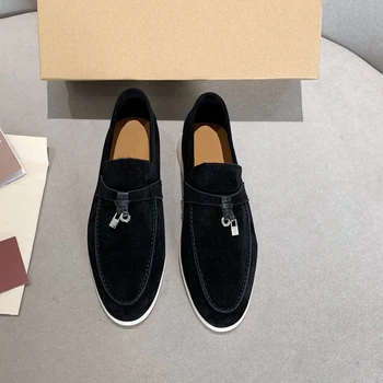 итальянские мокасины из натуральной черной кожи, реплика роскошного дизайнерского бренда mocasines, высококачественная мужская обувь класса люкс