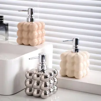 Керамический диспенсер для шампуня Creative Knot, гель для душа гостиничного типа, жидкое мыло, многофункциональные принадлежности для ванной комнаты