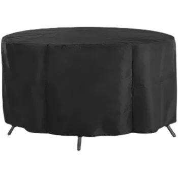 Круглый стол дождевик мебельные сиденья водонепроницаемый чехол современный и простой наружный пылезащитный чехол круглый защитный чехол