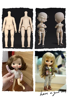 Куклы с сочлененным телом BJD, средний корпус blyth holal, резиновые куклы Monst высотой 17,5 см
