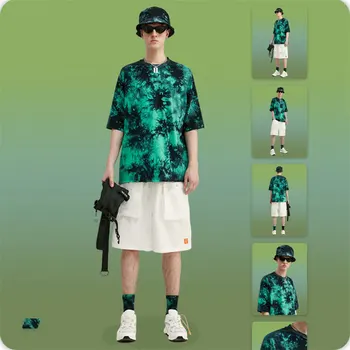 Летняя свободная футболка с 3D-принтом, мужская и женская хлопковая уличная одежда с круглым вырезом, топ в стиле хип-хоп для мальчиков, Скейтбординг, короткий рукав