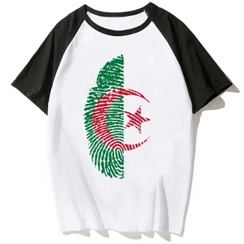 Лучшая мужская дизайнерская футболка из Алжира, мужская одежда в стиле аниме харадзюку