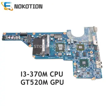 Материнская плата Ноутбука NOKOTION для HP Pavilion G4 G6 G7 I3-370M CPU GT520M GPU 655985-001 DAR18DMB6D1 Материнская плата