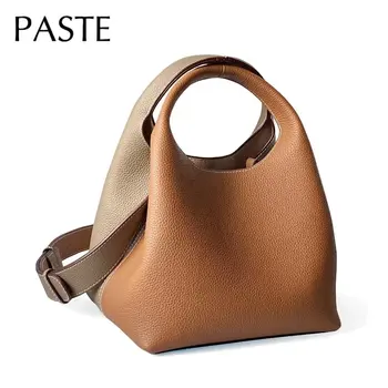Новая модная дизайнерская сумка-шоппер из 100% натуральной толстой воловьей кожи, женская сумка через плечо, женская сумка для рук