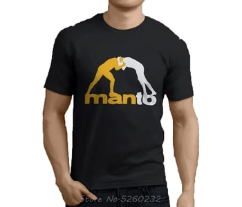 Новая мужская черная футболка MANTO для бразильского джиу-джитсу, размер S-3XL, футболка с принтом, мужские футболки с коротким рукавом, уличная одежда