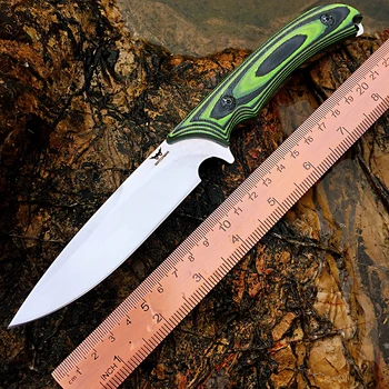 Нож Сторожа WF207 С Фиксированным Лезвием D2 Ножи Прямые охотничьи ножи Для Выживания Тактический Инструмент Для Кемпинга Волокнистые Захваты