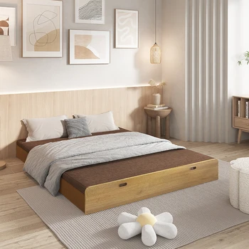 Односпальная кушетка на открытом воздухе, компактная складная многофункциональная кровать для патио, современная мебель для дома Nordic Cama Dobravel Portatil