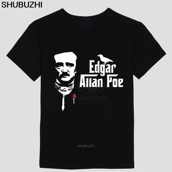 повседневная популярная мужская футболка The Raven Edgar Allan Poe, мужские топы, лидер продаж, модная футболка с круглым вырезом sbz8191