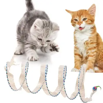 Порадуйте своего кошачьего друга складной, устойчивой к разрыву игрушкой-туннелем для кошек S-образной формы - идеально подходит для интерактивных игр