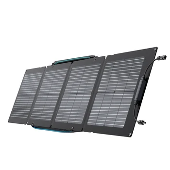 Портативная солнечная панель EcoFlow мощностью 110 Вт для аварийного электроснабжения домашних хозяйств и летнего кемпинга на открытом воздухе