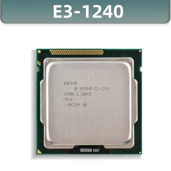 Процессор Xeon E3-1240 E3 1240 e3 1240 Четырехъядерный процессор LGA1155 Настольный процессор