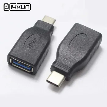 Разъем EClyxun USB 3.0 Type A для подключения к USB 3.1 Type C USB-штекер OTG-коннектор адаптер для линии передачи данных телефона