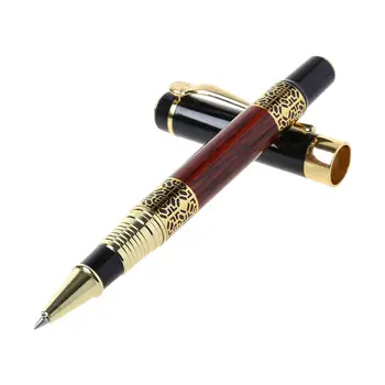 Роскошная металлическая шариковая ручка с имитацией рельефного рисунка Ручка-роллер Office S