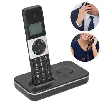 Телефон Цифровой беспроводной Идентификатор вызывающего абонента Громкая связь Бизнес Стационарный стационарный телефон 100-240 В США штекер