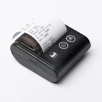 Термопринтер Bluetooth Мини портативный мобильный телефон 58 мм чековый принтер для печати билетных накладных Рулон бумаги термопринтер этикеток