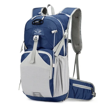 Туристический рюкзак Мужской Новый Брендовый дизайн, Уличные Водонепроницаемые Велосипедные рюкзаки, мужской молодежный Походный рюкзак для кемпинга, темно-синий, черный