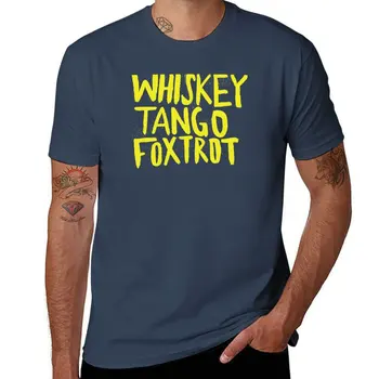 Футболка Whiskey Tango Foxtrot - Color Edition, одежда в стиле хиппи, корейские модные рубашки, графические футболки, мужские футболки с длинным рукавом