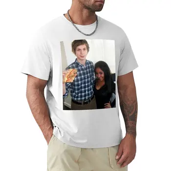 Футболка Майкла Серы и Снуки, изготовленная на заказ, футболка с графикой, спортивная рубашка, футболка с коротким рукавом, мужская футболка
