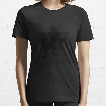 Футболка с Робин Гудом, однотонные футболки для женщин, летняя одежда для женщин, забавные футболки для женщин