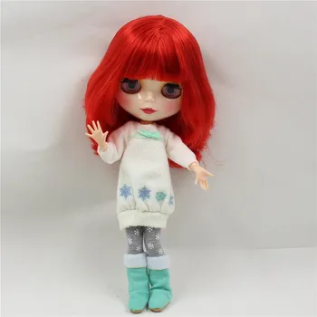 шарнирное тело Обнаженная Кукла Блит рыжеволосая Фабричная кукла DIY toy RRD