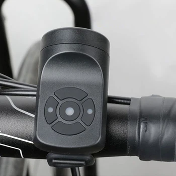 Электрический рожок для велосипеда, Черный ABS, USB Перезаряжаемый Велосипед, Звонок, Кольцо для динамика, Аксессуары для велосипеда, Громкий Сигнал тревоги на руле.